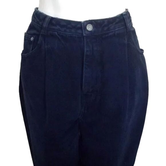 VINTAGE Gloria Vanderbilt Relaxed Jeans, 29 Waist, Dark wash, Pleated, Loose fit - Picture 5 of 14